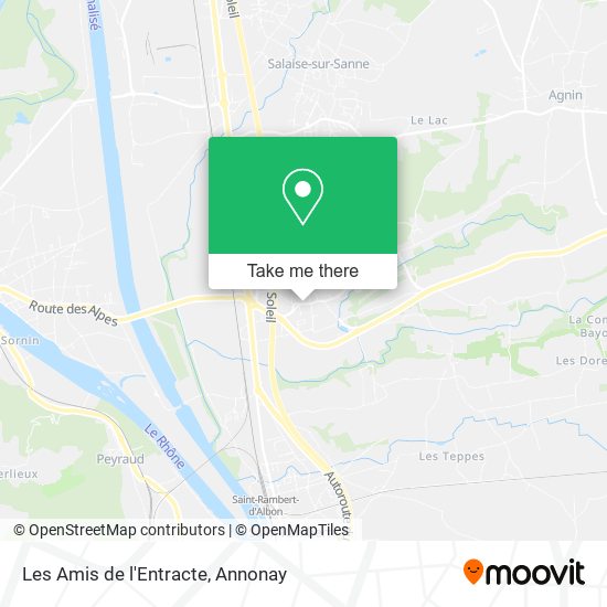 Les Amis de l'Entracte map