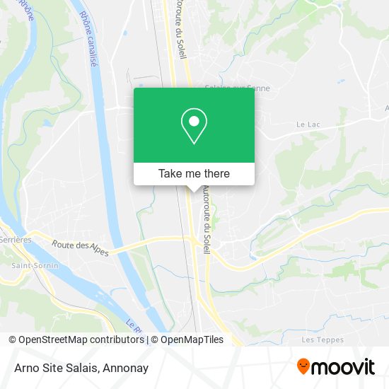 Arno Site Salais map