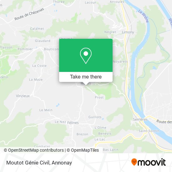 Moutot Génie Civil map