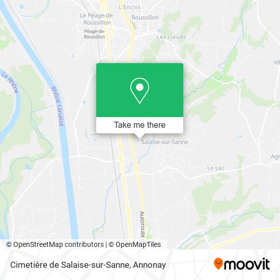 Cimetière de Salaise-sur-Sanne map