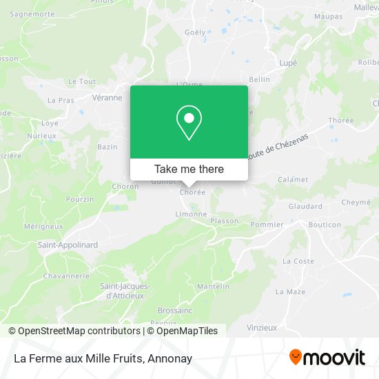 La Ferme aux Mille Fruits map