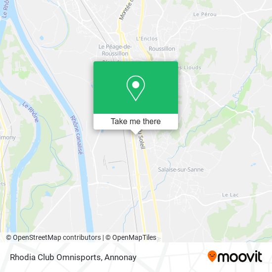 Mapa Rhodia Club Omnisports