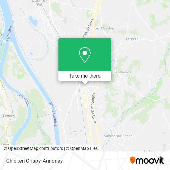 Chicken Crispy map