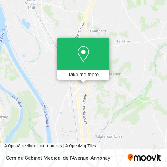 Mapa Scm du Cabinet Medical de l'Avenue