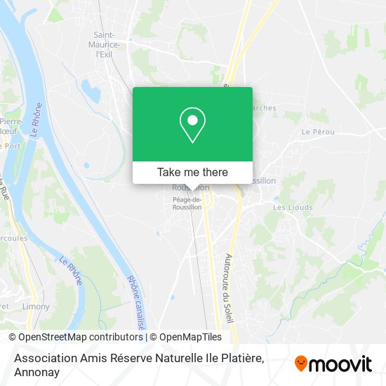Association Amis Réserve Naturelle Ile Platière map