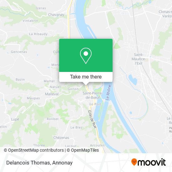 Mapa Delancois Thomas
