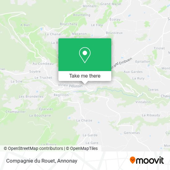 Mapa Compagnie du Rouet