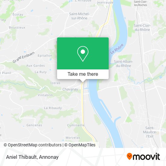 Aniel Thibault map