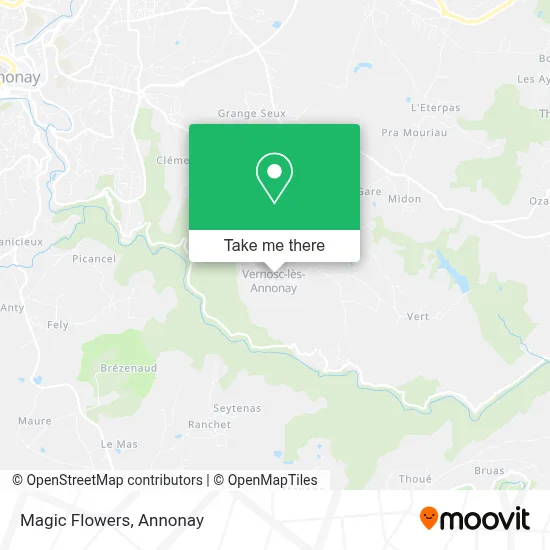 Magic Flowers map