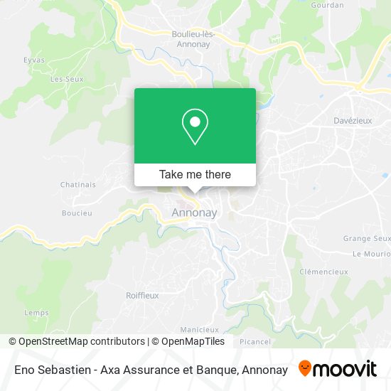 Eno Sebastien - Axa Assurance et Banque map