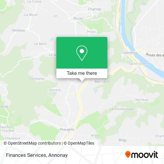 Finances Services map