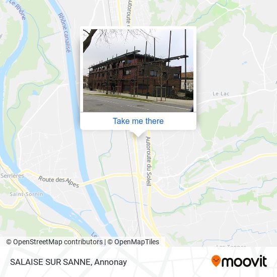 SALAISE SUR SANNE map