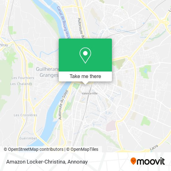 Amazon Locker-Christina map