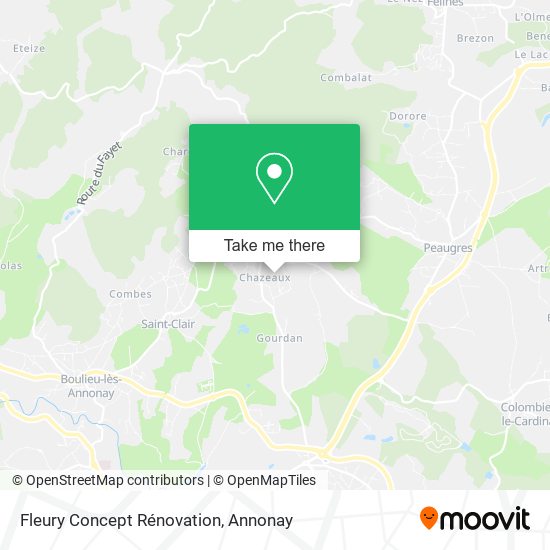Fleury Concept Rénovation map