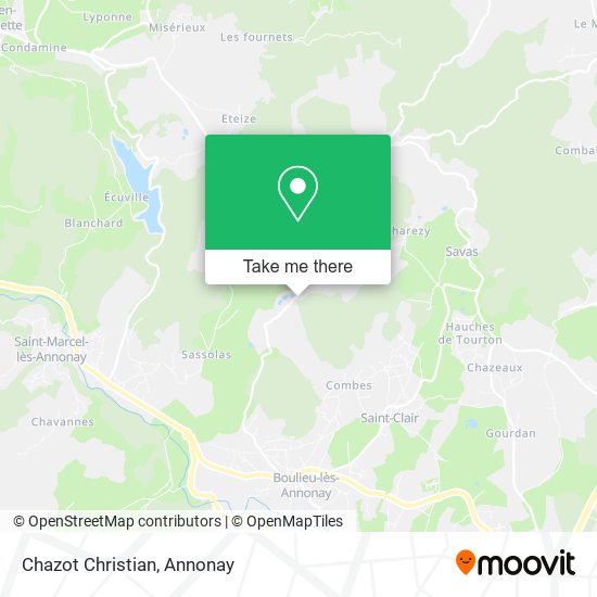 Mapa Chazot Christian