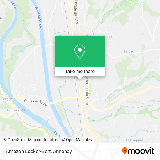 Amazon Locker-Bert map