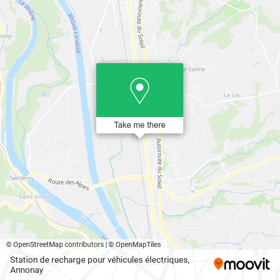 Mapa Station de recharge pour véhicules électriques