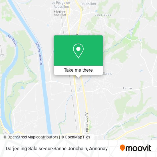 Mapa Darjeeling Salaise-sur-Sanne Jonchain