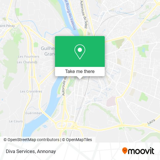 Diva Services map