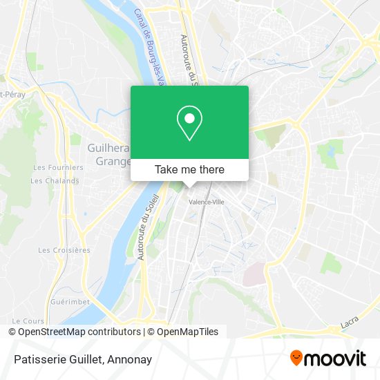 Mapa Patisserie Guillet