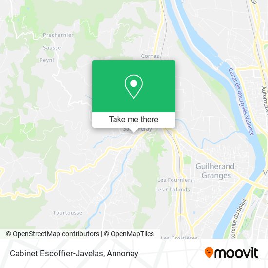 Cabinet Escoffier-Javelas map