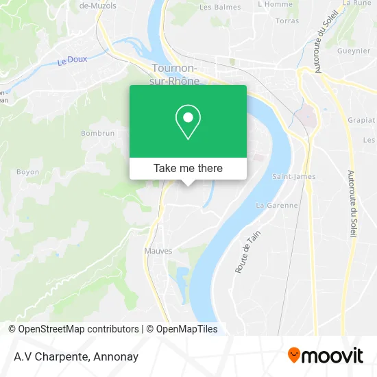 A.V Charpente map