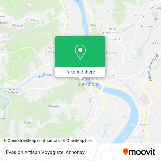 Évasion Artisan Voyagiste map