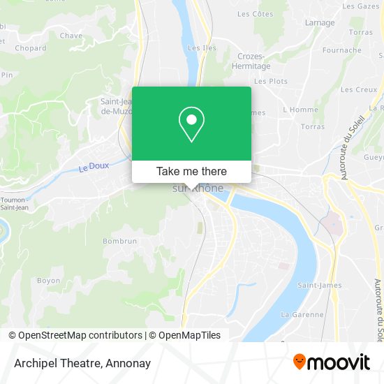 Archipel Theatre map