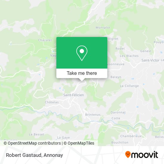 Mapa Robert Gastaud