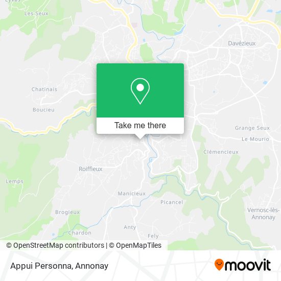 Appui Personna map