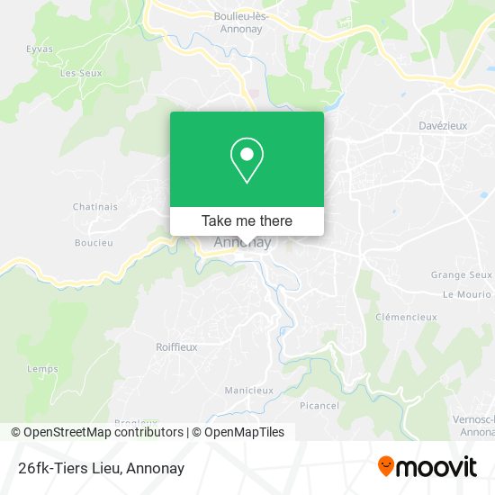 Mapa 26fk-Tiers Lieu