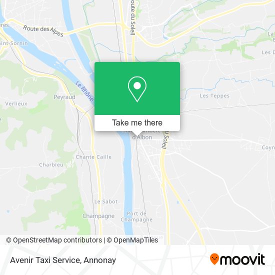 Avenir Taxi Service map