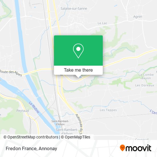 Fredon France map