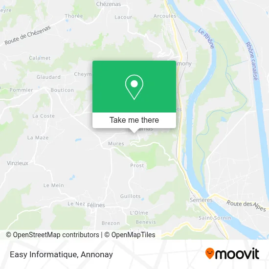 Easy Informatique map