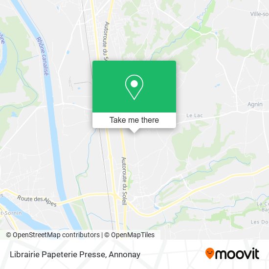 Librairie Papeterie Presse map