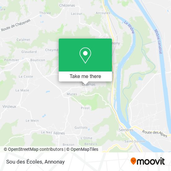 Sou des Écoles map