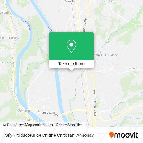 Sfly Producteur de Chitine Chitosan map