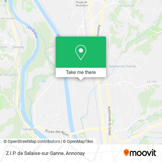 Z.I.P. de Salaise-sur-Sanne map