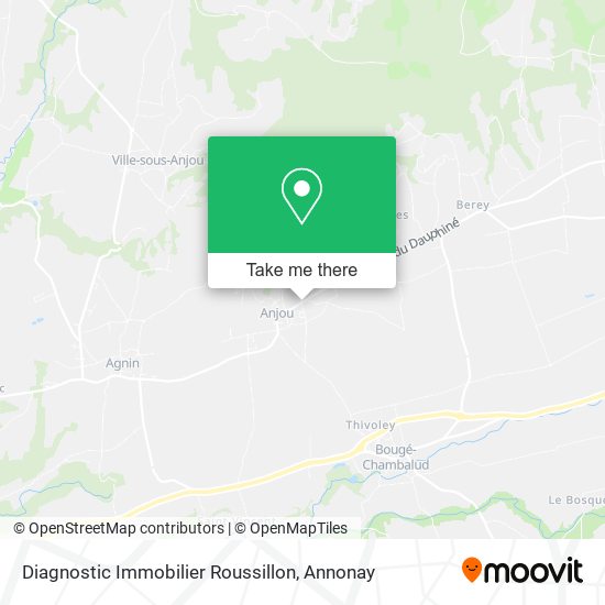 Diagnostic Immobilier Roussillon map