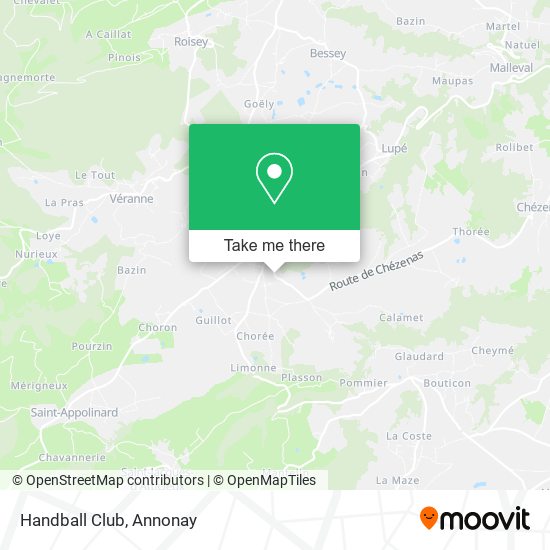 Handball Club map