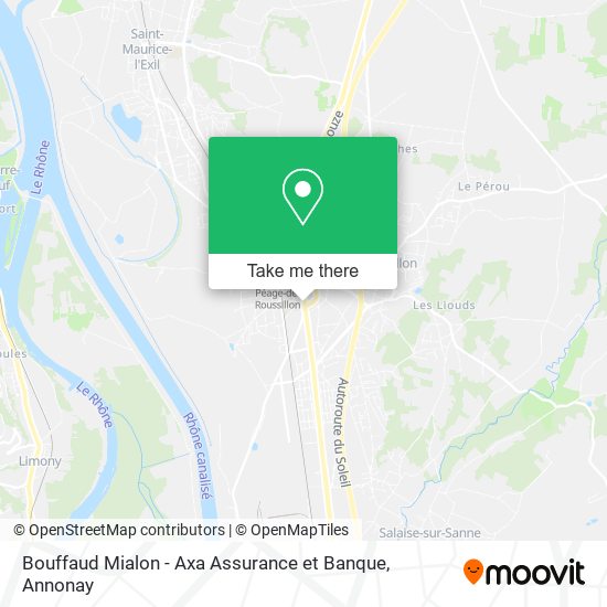 Bouffaud Mialon - Axa Assurance et Banque map