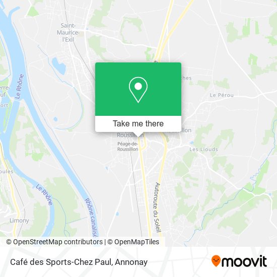 Mapa Café des Sports-Chez Paul