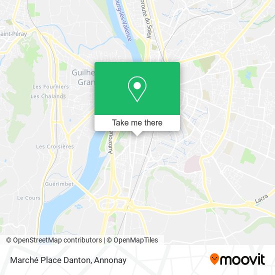 Marché Place Danton map
