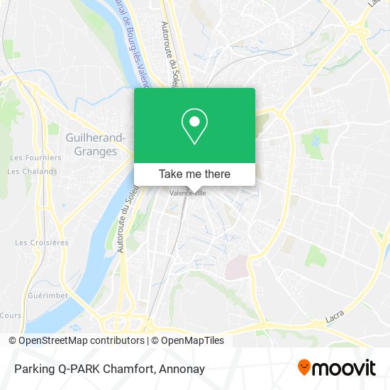 Mapa Parking Q-PARK Chamfort