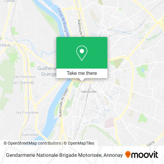 Gendarmerie Nationale-Brigade Motorisée map