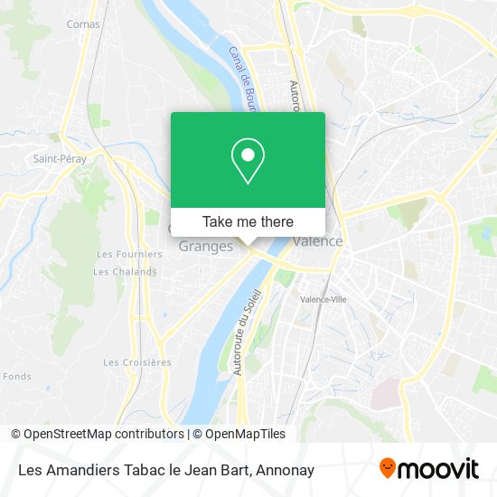 Les Amandiers Tabac le Jean Bart map
