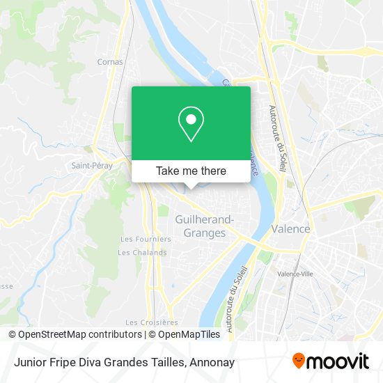Junior Fripe Diva Grandes Tailles map