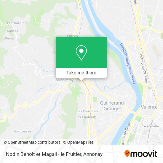 Nodin Benoît et Magali - le Fruitier map