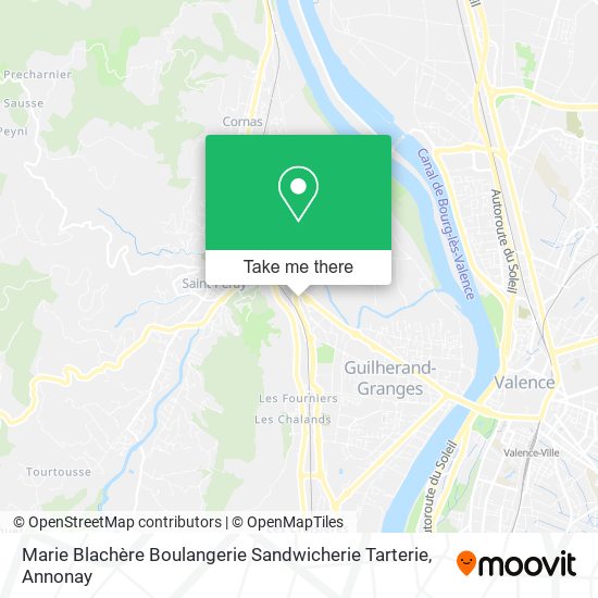 Marie Blachère Boulangerie Sandwicherie Tarterie map