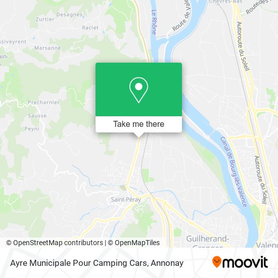 Ayre Municipale Pour Camping Cars map